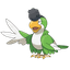 Squawkabilly-green-plumage