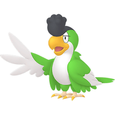 Squawkabilly-green-plumage