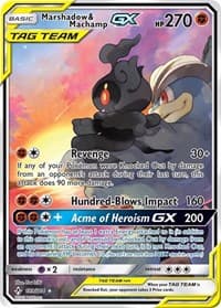 Marshadow and Machamp GX 199 Full Art