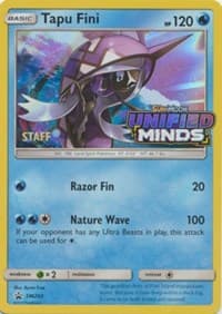 Tapu Fini SM203 Staff Prerelease Promo
