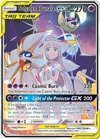 Solgaleo and Lunala GX Full Art