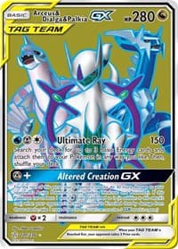 Arceus and Dialga and Palkia GX Full Art