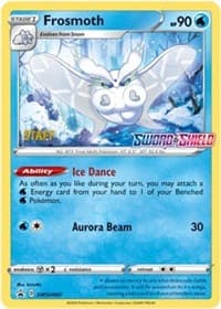 Frosmoth SWSH007 Prerelease Promo Staff