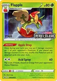 Flapple SWSH022 Prerelease Promo Staff
