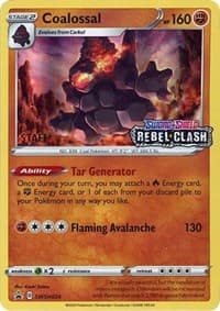 Coalossal SWSH024 Prerelease Promo Staff