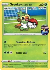Grookey on the Ball 003 005 Pokemon Futsal