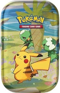 Paldea Friends Mini Tin Pikachu and Capsakid