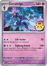 Ceruledge 040 091 Pokemon Day 2024 Cosmos Holo