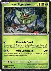 Teal Mask Ogerpon Cosmos Holo EB Games Exclusive